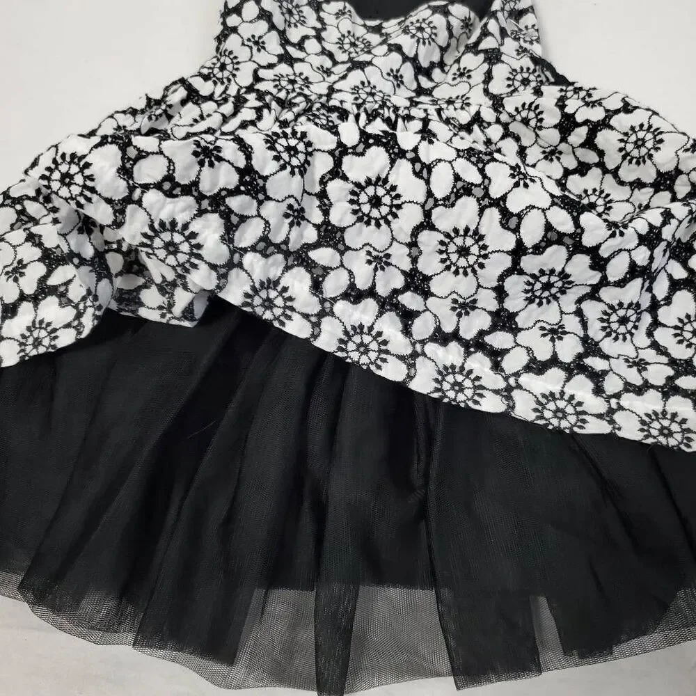 The Children's Place 24 months Girls Black/White Dress - Picture 3 of 6